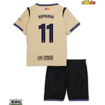 Barcelona Raphinha Belloli #11 Replica Away Minikit 2025-26 Short Sleeve (+ pants)